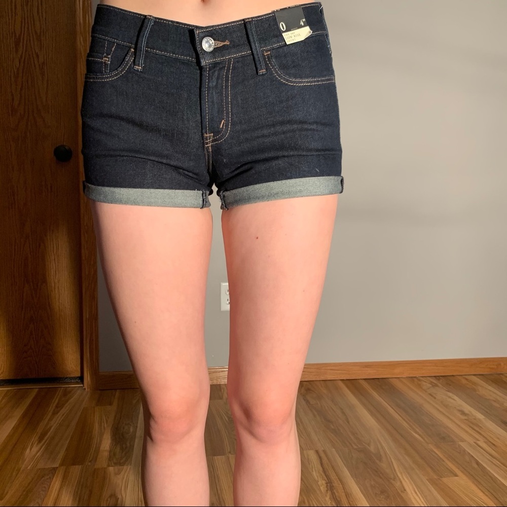 Abercrombie Jean Shorts - Size 0 - NWT